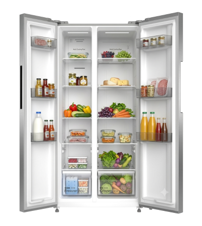 REFRIGERADORA INNOVA IN-EVEREST446NE SIDE BY SIDE 446LT NEGRA