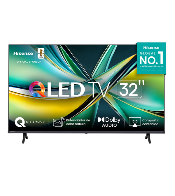 TELEVISOR HISENSE 32Q4SV 32" QLED SISTEMA OPERATIVO VIDA 