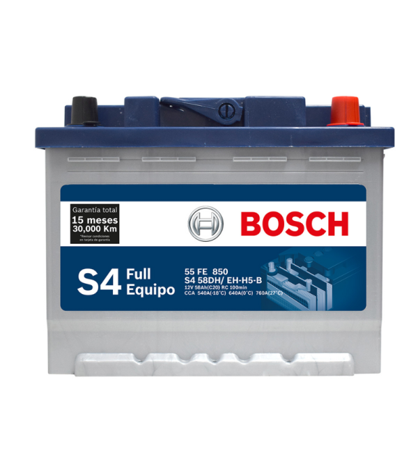 BATERIA BOSCH S4 55 FULL EQUIPO