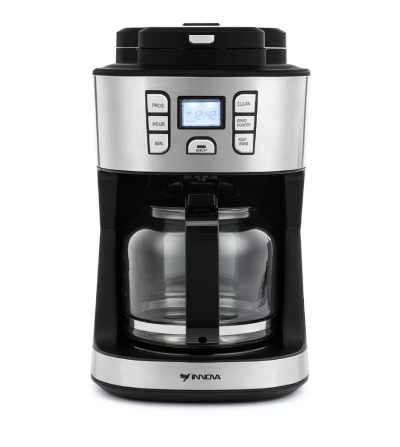 CAFETERA INNOVA IN-CAFETERA-398 INOX 12TZ NEGRO