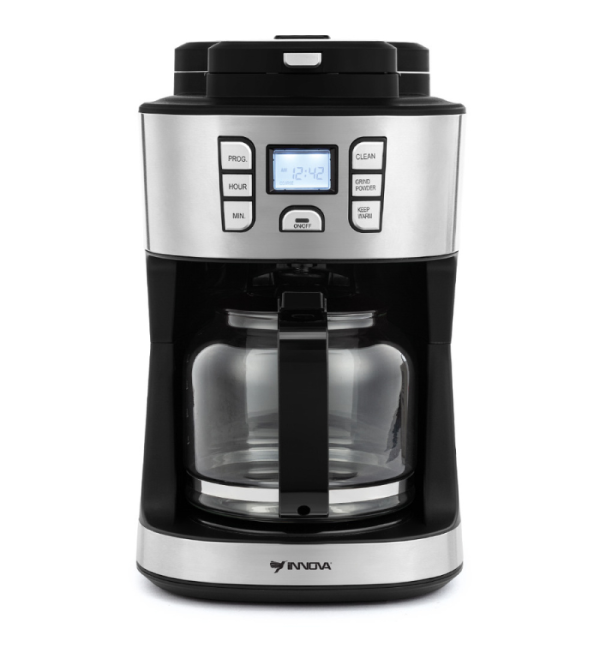 CAFETERA INNOVA IN-CAFETERA-398 INOX 12TZ NEGRO