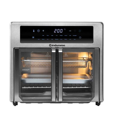 HORNO INDURAMA HTI-25LCR DOBLE PUERTA 25LT CROMA