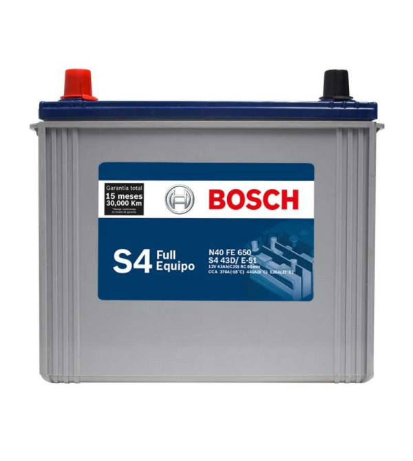 BATERIA BOSCH S4 N40 FULL EQUIPO TIPO AMERICANA