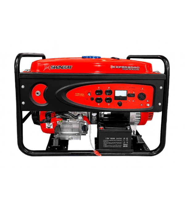 GENERADOR SHINERAY SRGE7500D 6KW GASOLINA 110/220V
