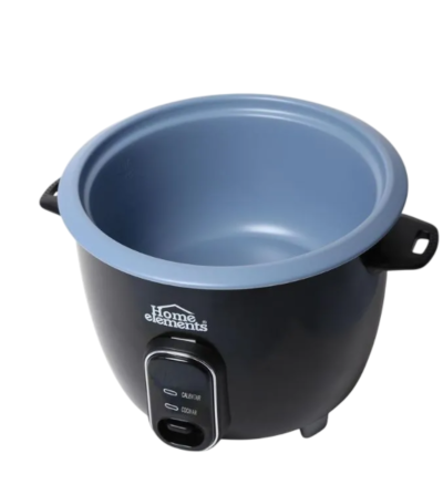 OLLA ARROCERA HOME ELEMENTS MULTIFUNCIONAL C/VAPORERA 1.8LT NEGRO
