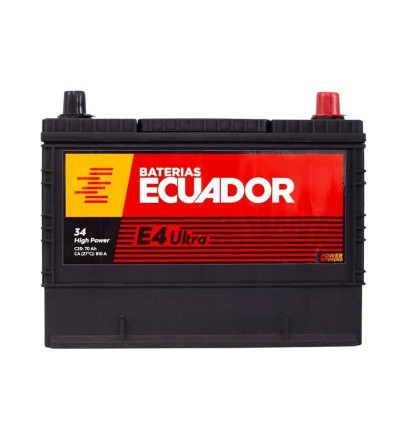 BATERIA ECUADOR E4 34 HIGH POWER TIPO AMERICANA 