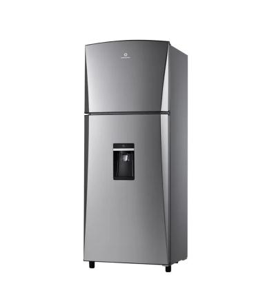 REFRIGERADORA INDURAMA RI-395 QUARZO C/DISPENSADOR 290 LT CROMA 