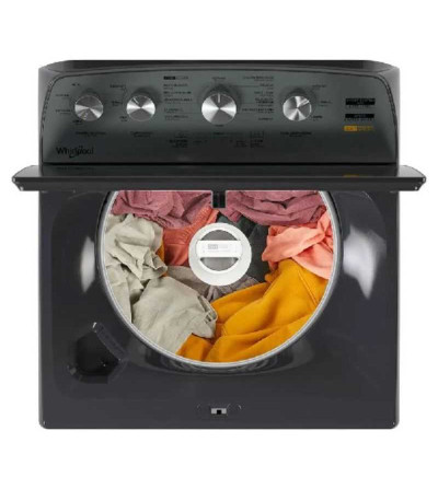 LAVADORA WHIRLPOOL 8MWTW2654WSG TAPA EDGE SOFT CLOSE  26KG GRIS