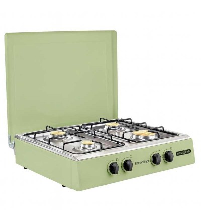 COCINETA ECOLINE FIORENTINA 4 Q II CON TAPA LX EC T/INOX