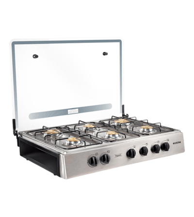 COCINETA ECOLINE RAGAZZA II 6Q INOX PLUS CON TAPA