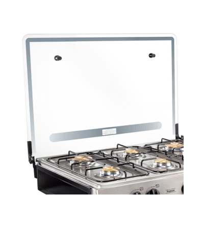 COCINETA ECOLINE RAGAZZA II 6Q INOX PLUS CON TAPA