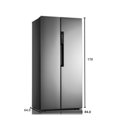 REFRIGERADORA INDURAMA RI-770 SIDE 480LT CROMA