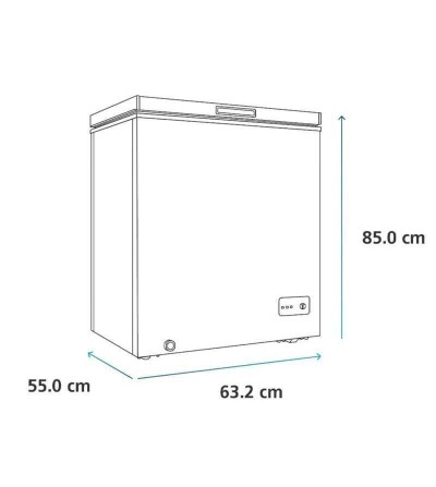 CONGELADOR MABE ALASKA145B5 HORIZONTAL 142LT BLANCO